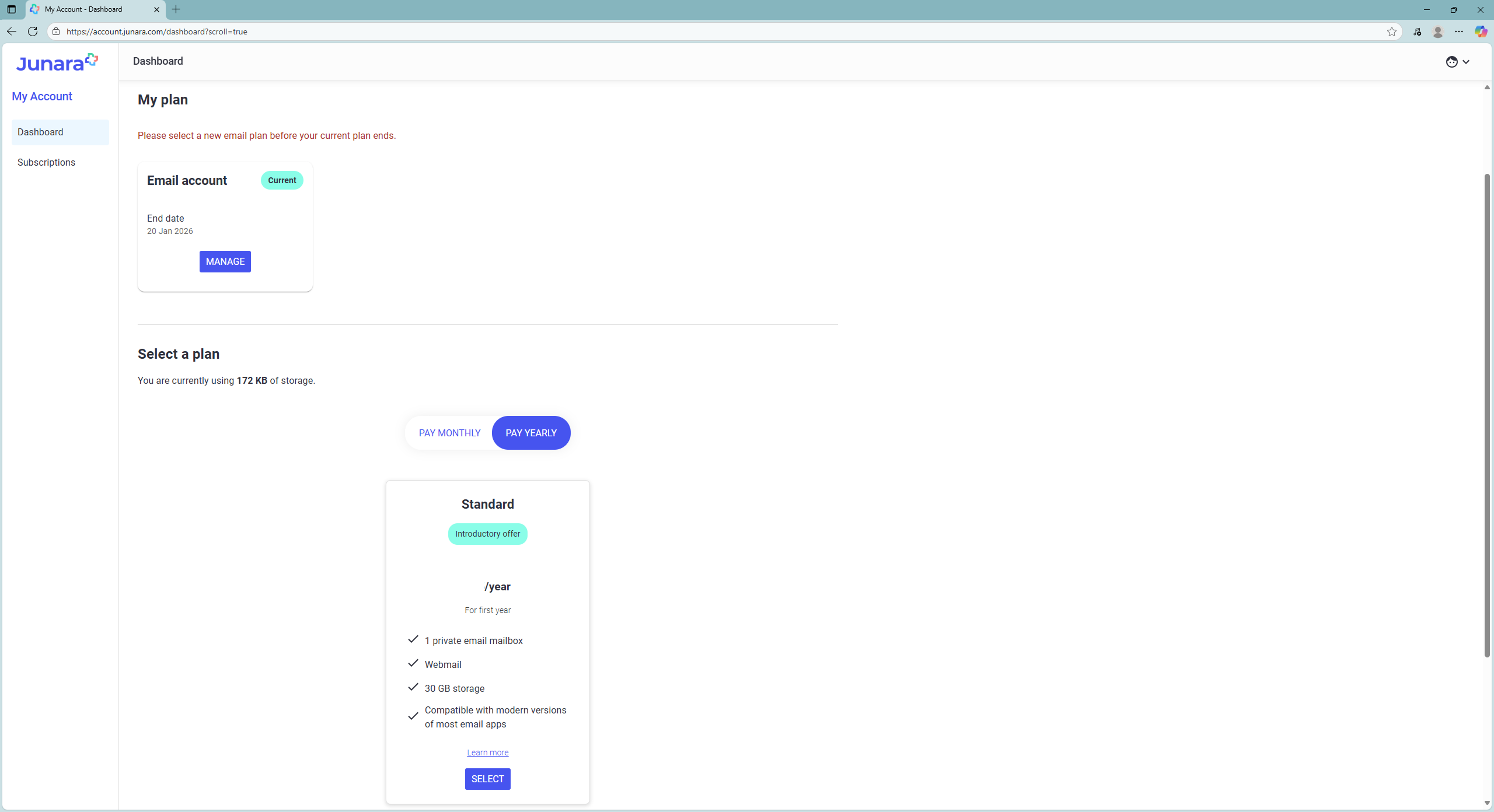 Zendesk Guide - How to select a subscription plan - Manage.png