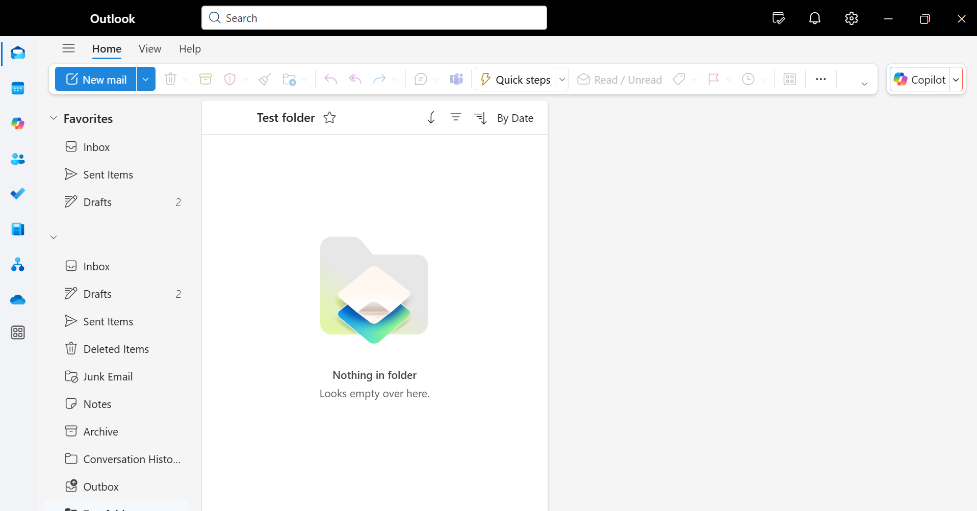 How to check quota information using Outlook New - Account.png
