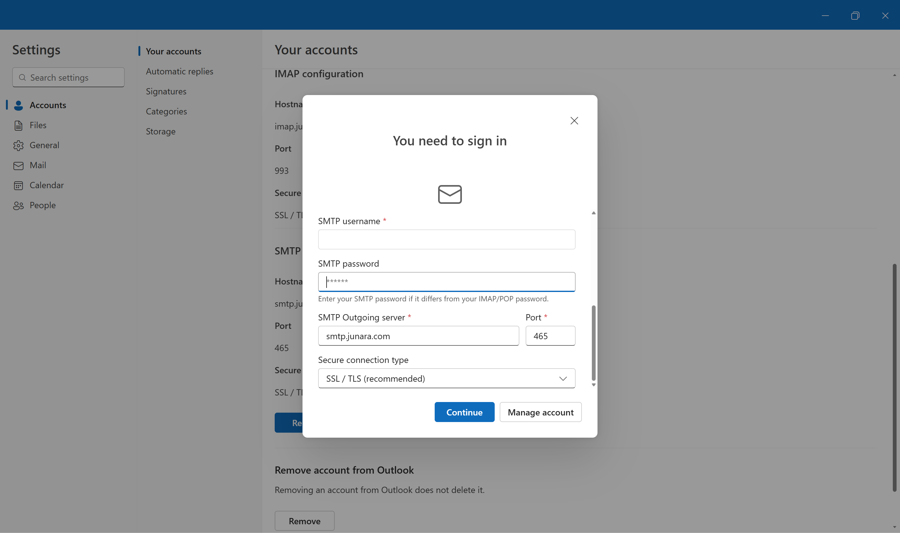 6 Enter SMTP select Continue to save.png