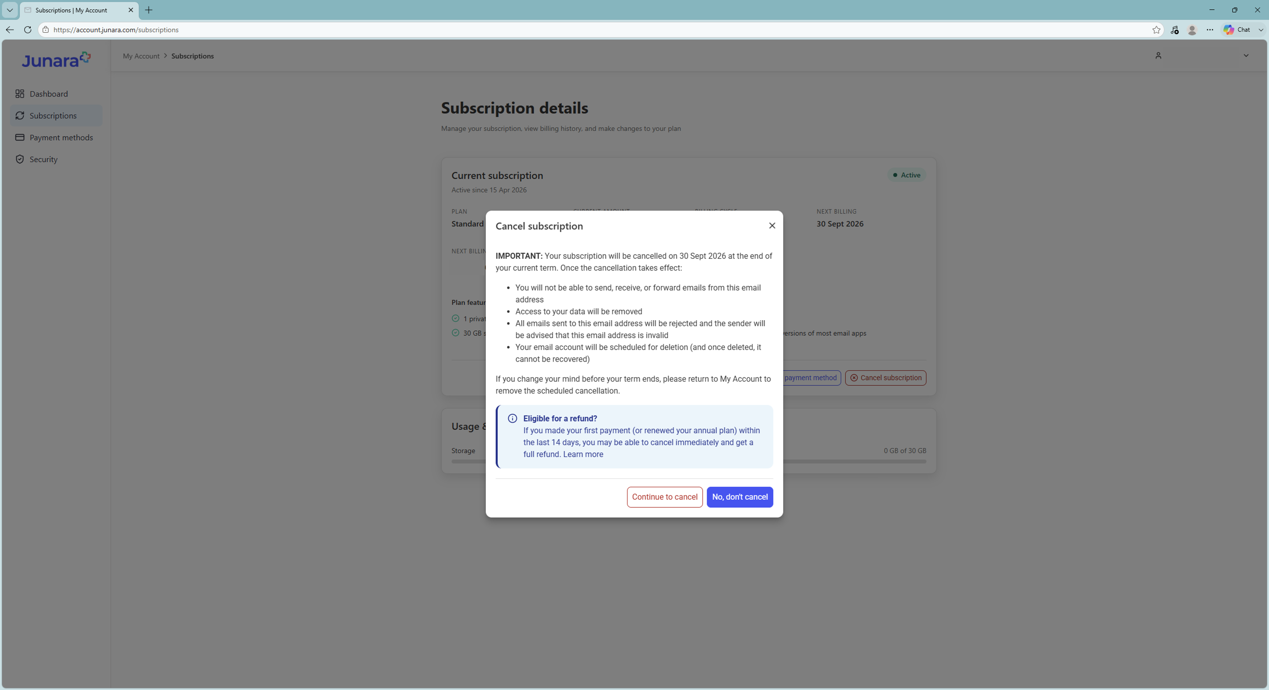 Zendesk Guide - Cancel subscription - V2 Cancel sub 2.png