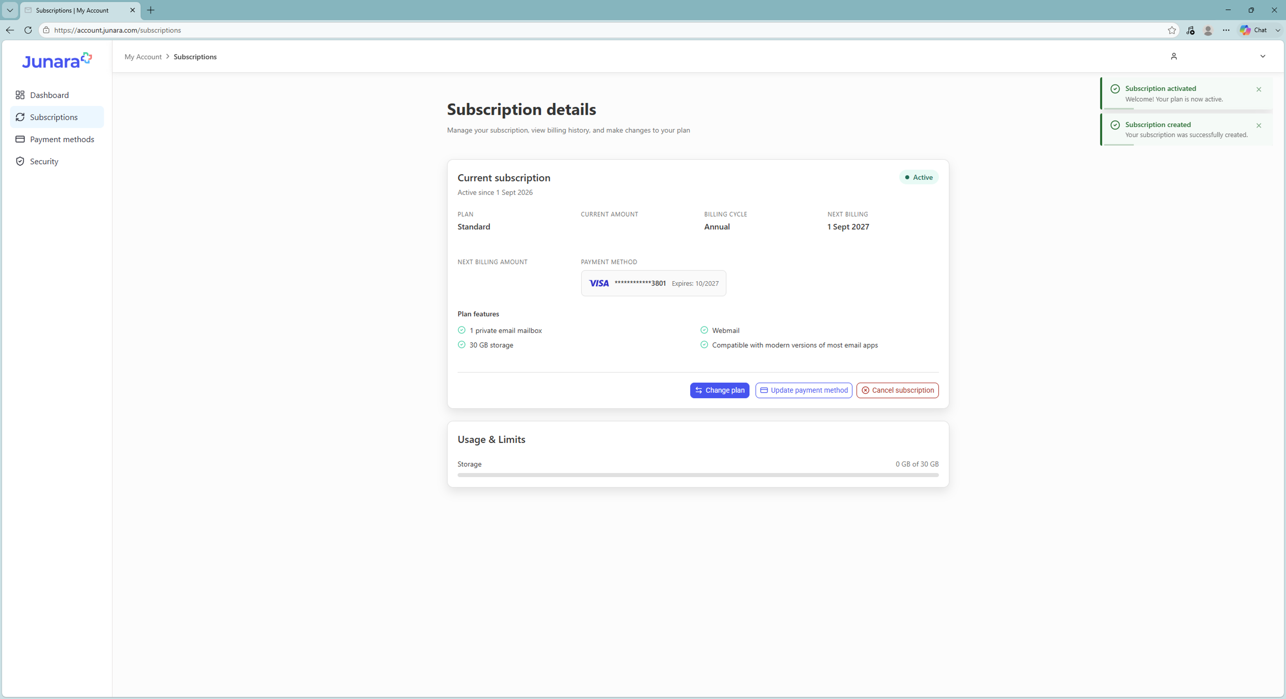 Zendesk Guide - How to select a subscription plan - V2 Success.png