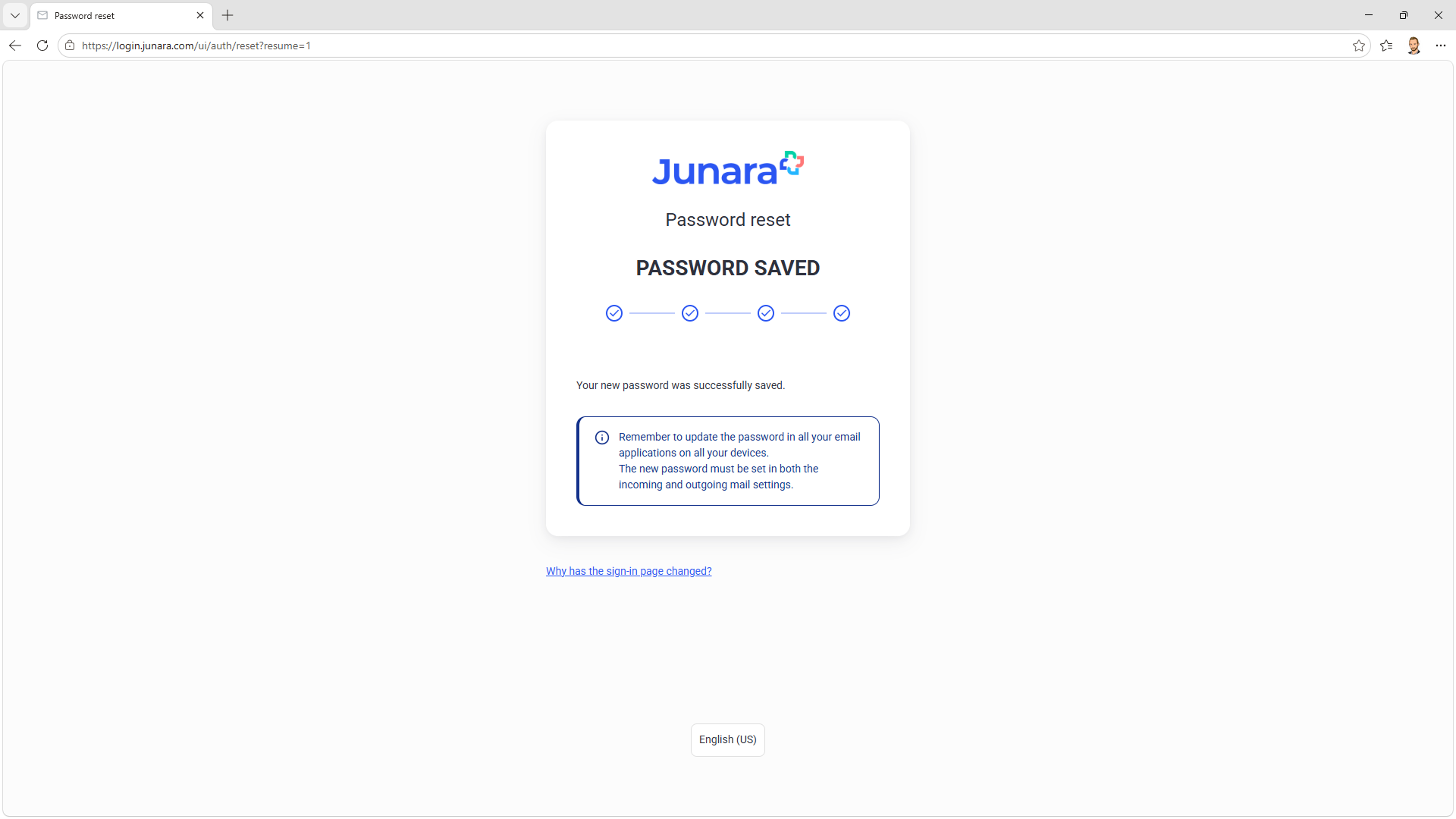 Forgot password - Password saved.png