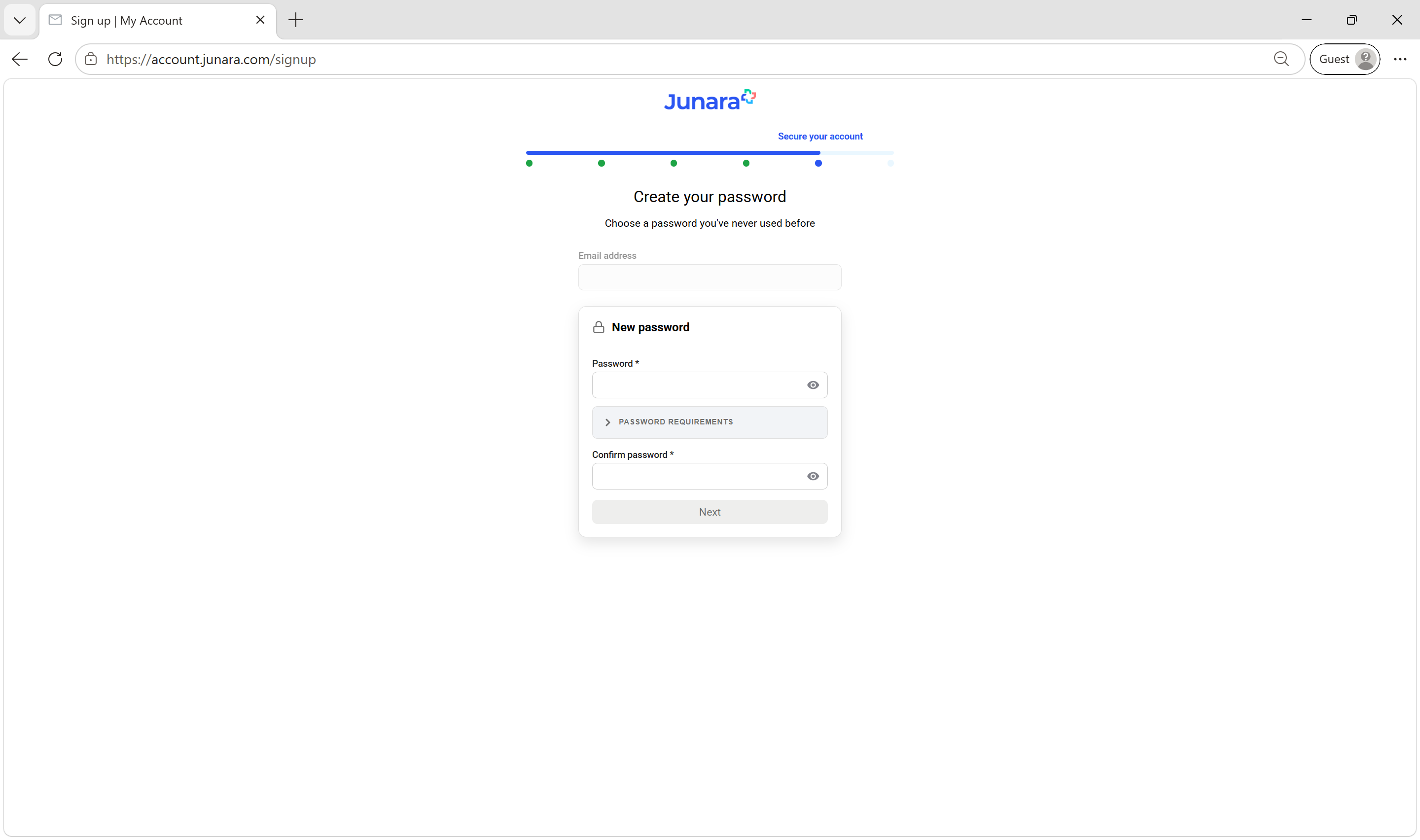 9 Secure your account (first setup password).png