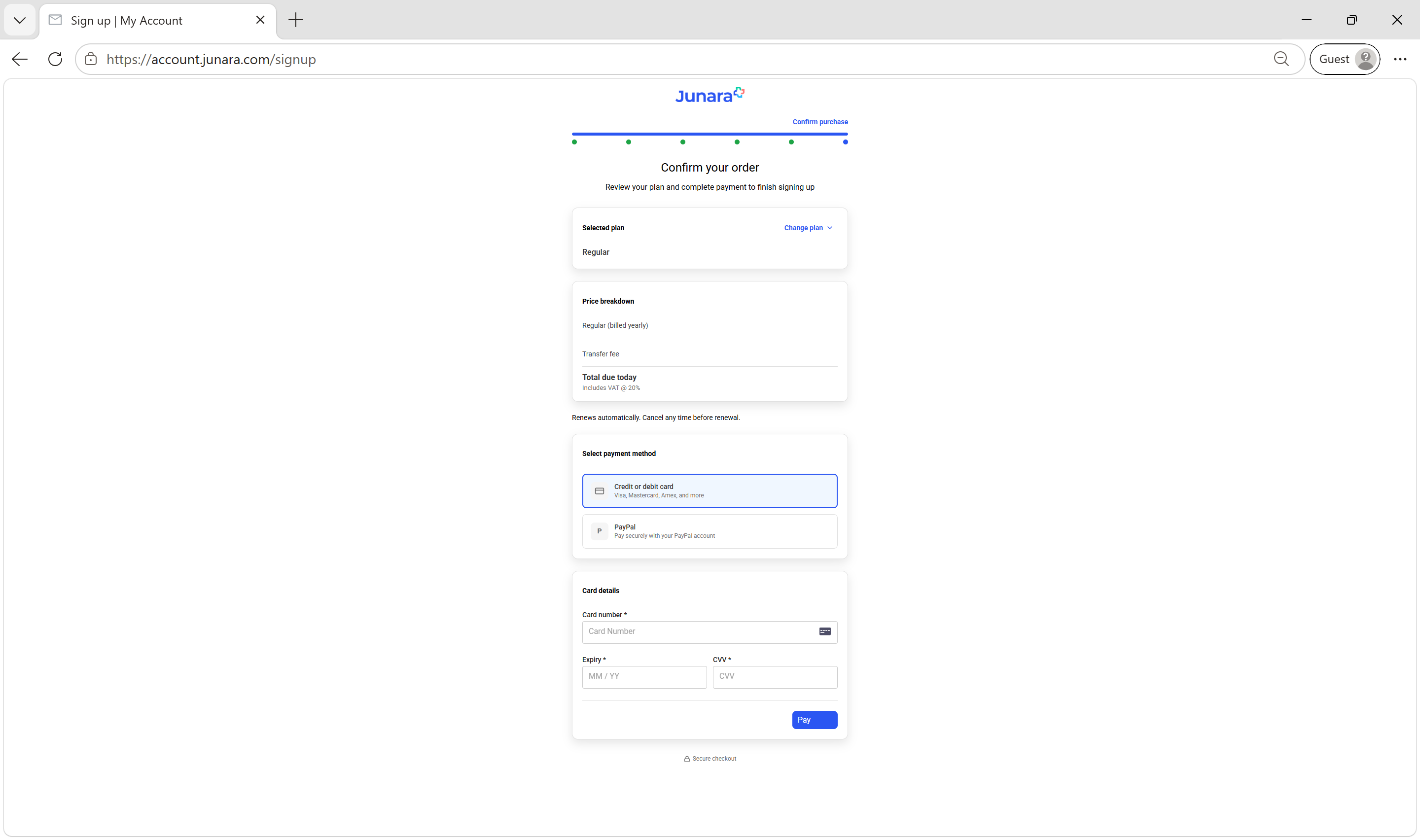 12 Confirm purchase enter card details NO value.png